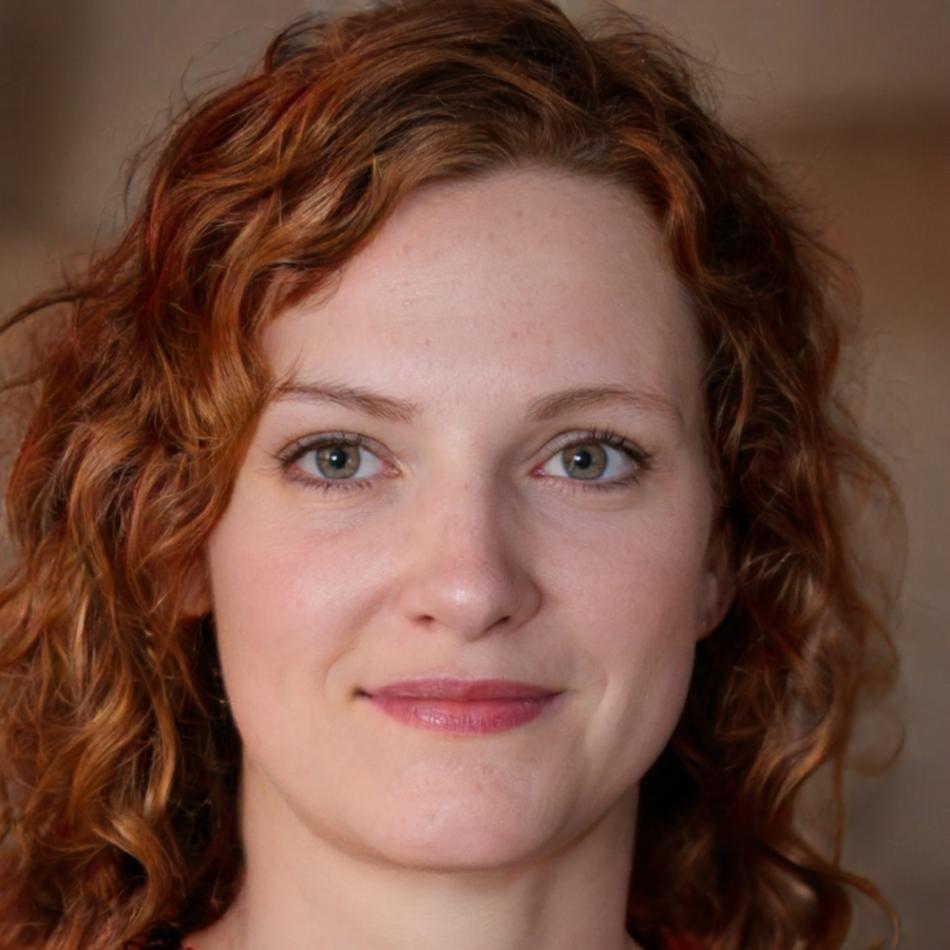 Program graduate discussing collaborative learning benefits