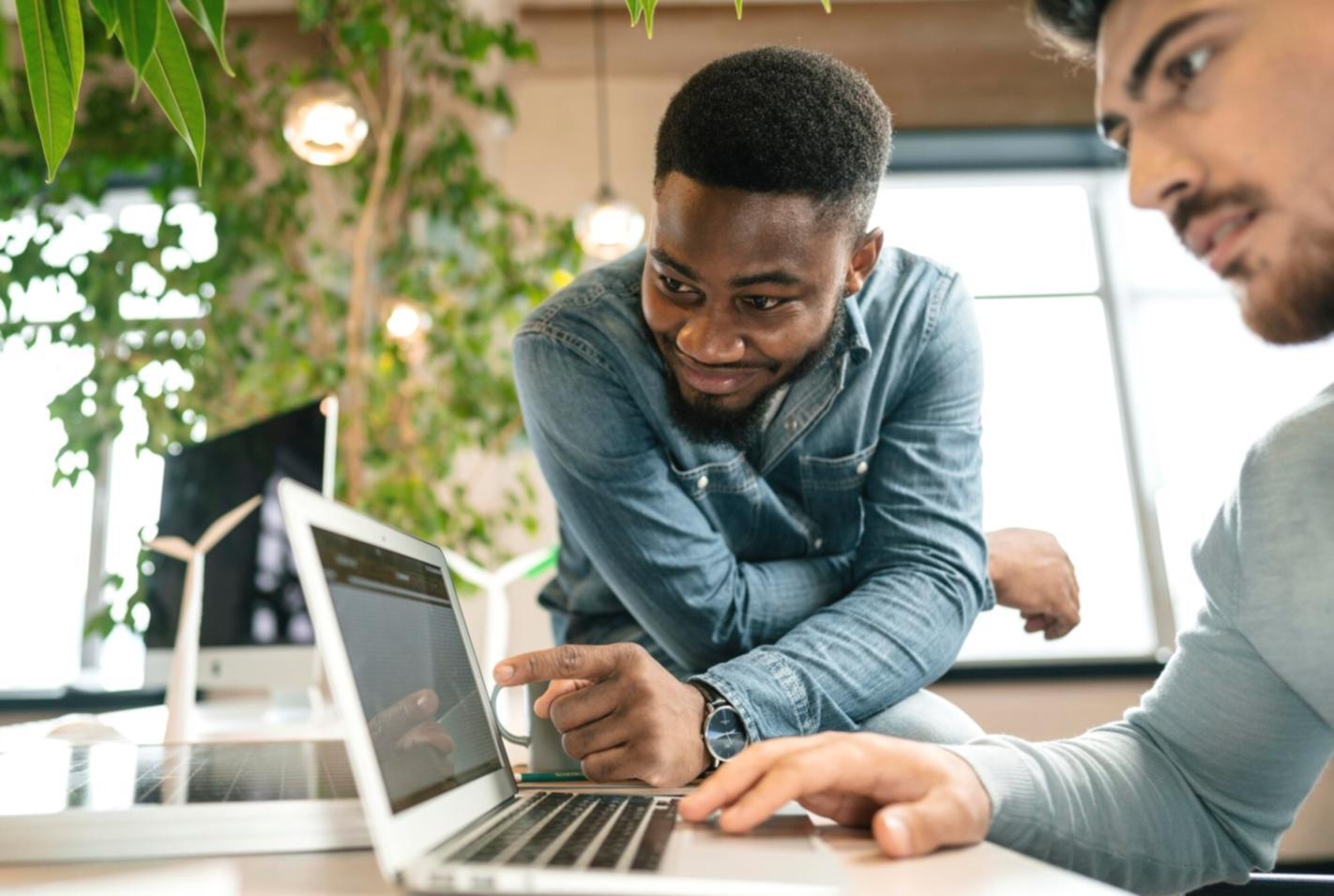 Financial planning discussion taking place in our Fyshwick office